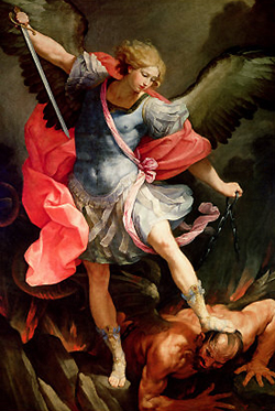 Astrál 2 (Archangel Michael defeating Satan) (250x373)